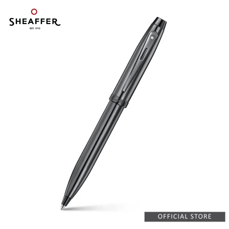 Sheaffer 100 9375 Ionic Gunmetal Grey with Shiny PVD Trims Fountain Pen/Rollerball Pen/Ballpoint Pen
