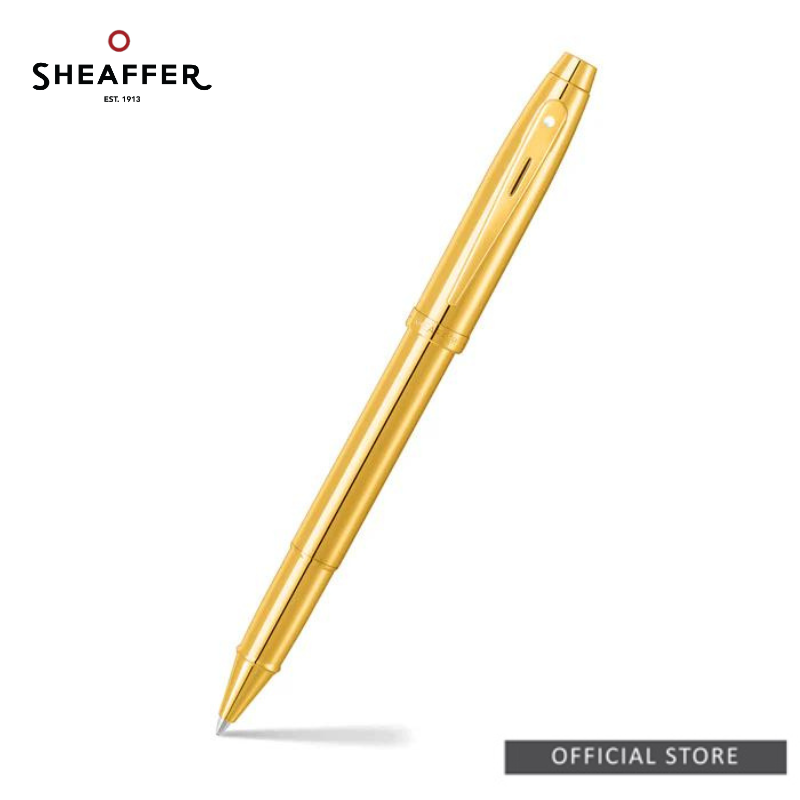 Sheaffer® 100 9372 Glossy PVD Gold With PVD Gold Trim Pen