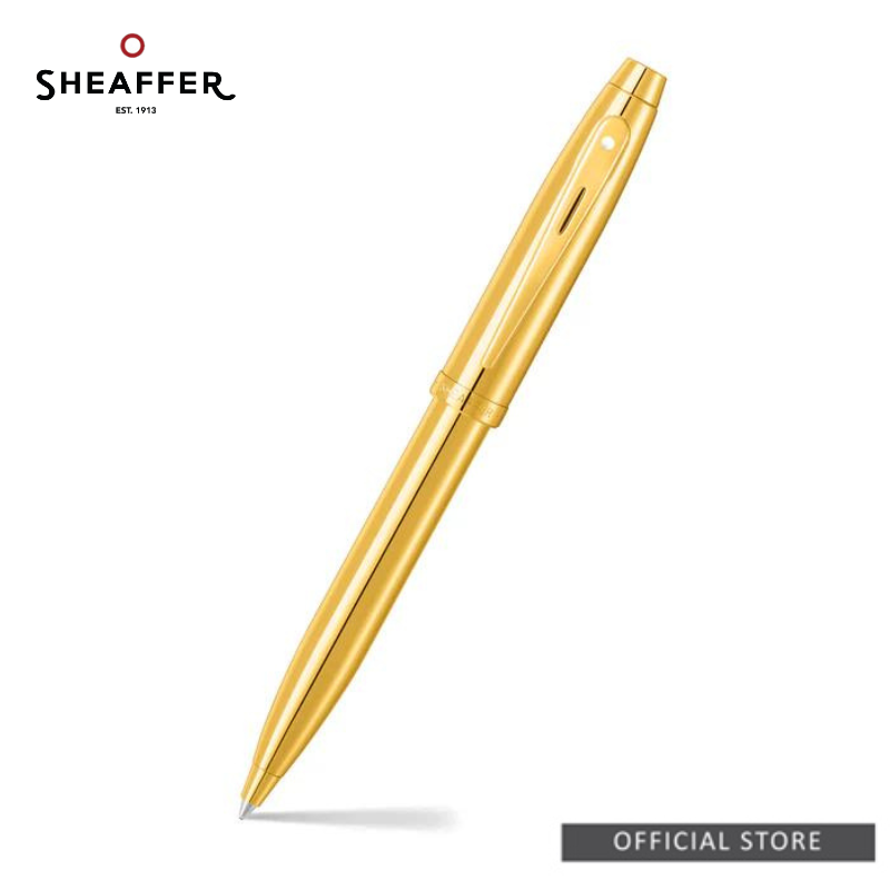 Sheaffer® 100 9372 Glossy PVD Gold With PVD Gold Trim Pen