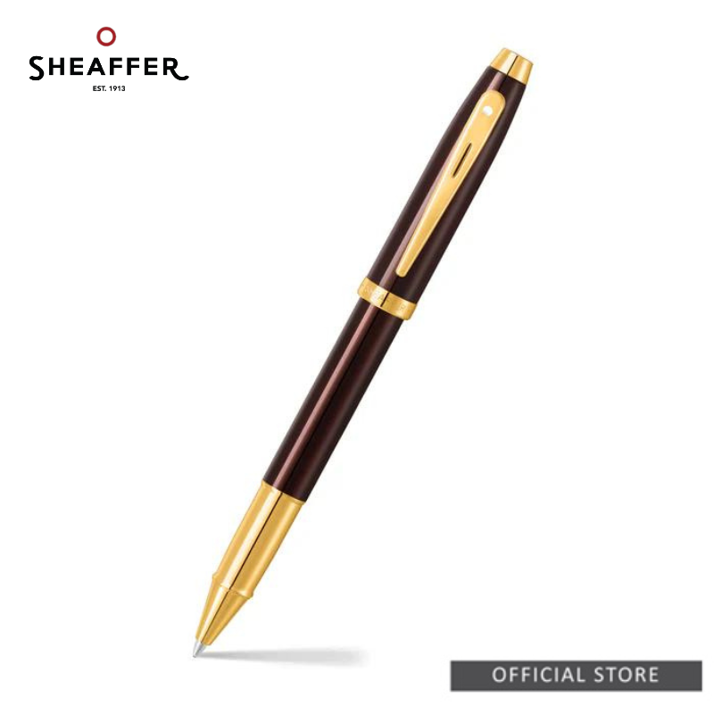 Sheaffer® 100 9370 Glossy Coffee Brown With PVD Gold-Tone Trim