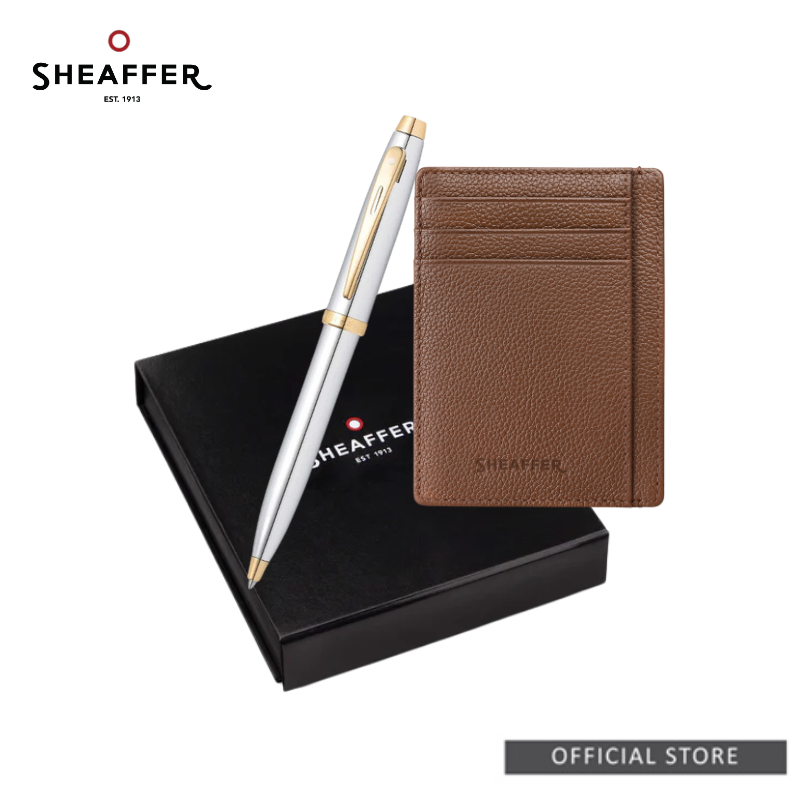 Sheaffer 100 Ballpoint/Rollerball Pen with Credit Card Holder (Premium)
