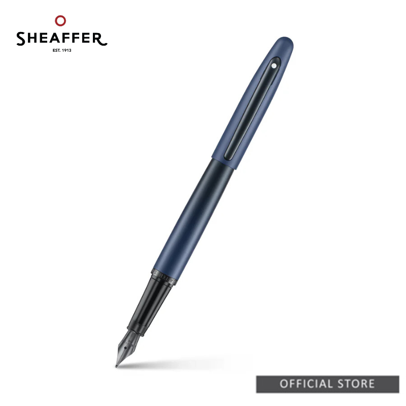 Sheaffer VFM 9429 Matte Blue with Matte Black Trims Fountain
