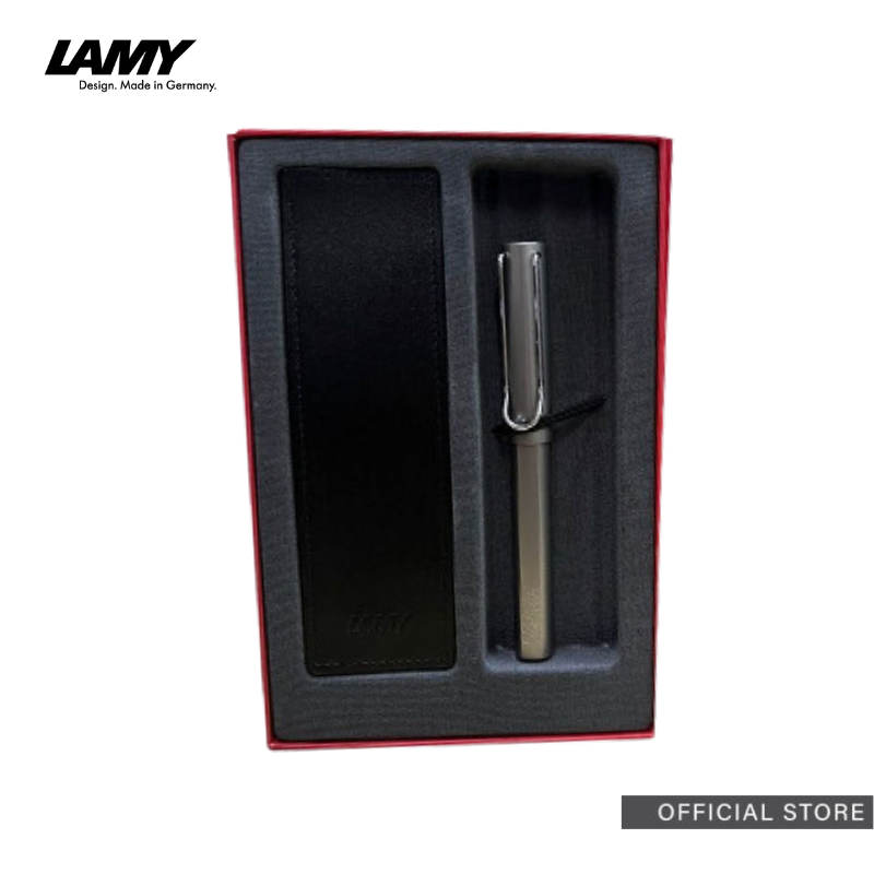 LAMY AL-star Rollerball Pen + 𝗥𝗲𝗱 𝗚𝗶𝗳𝘁 𝗯𝗼𝘅 𝘄𝗶𝘁𝗵 𝗣𝗲𝗻 𝗣𝗼𝘂𝗰𝗵