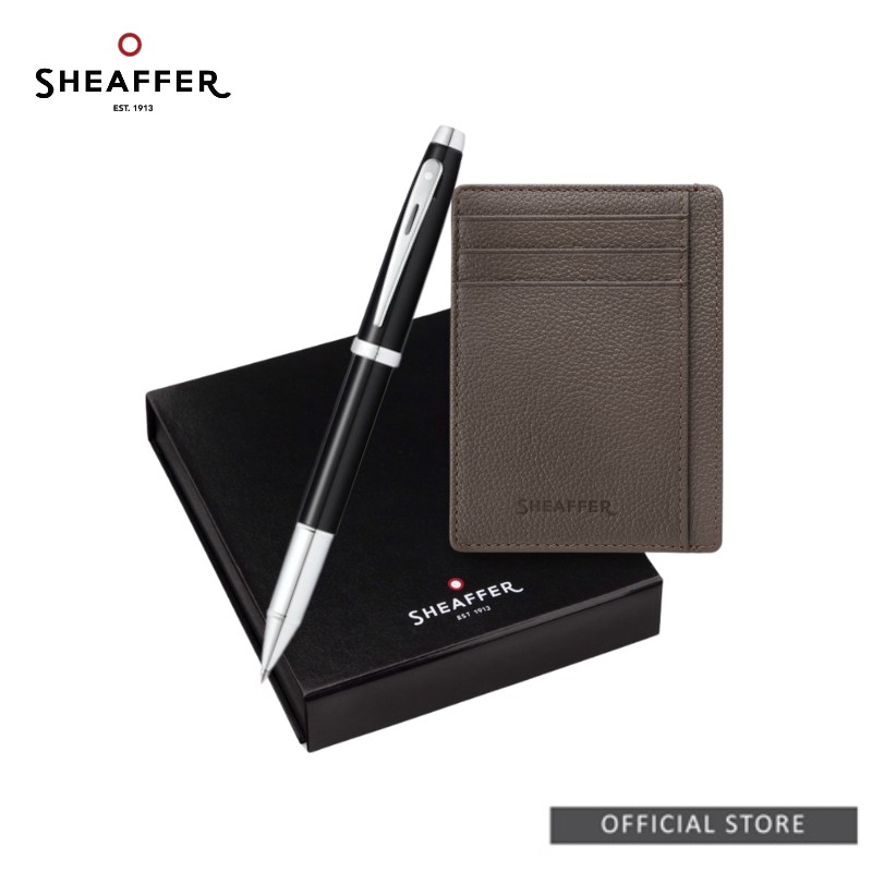Sheaffer 100 Rollerball Pen with Credit Card Holder