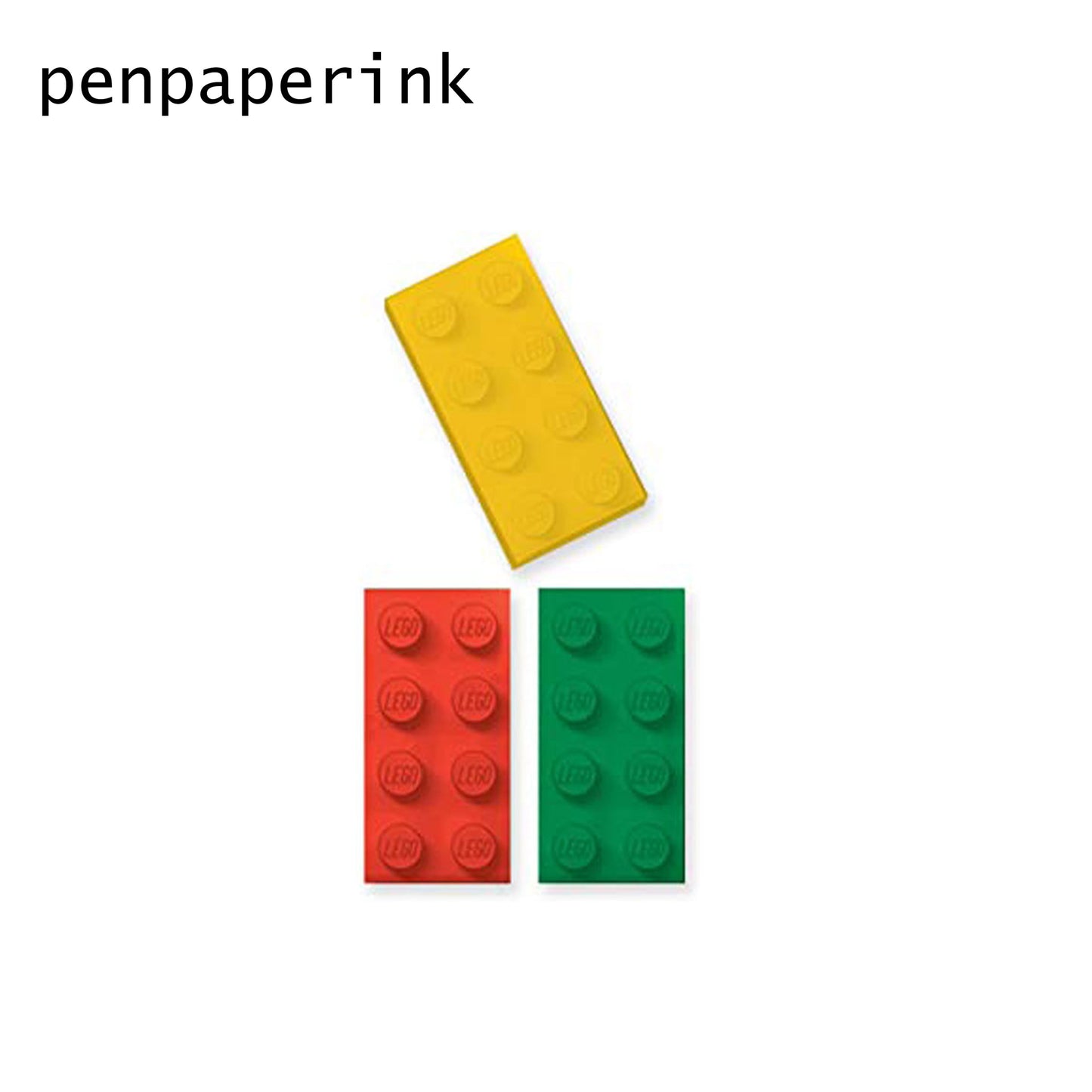 LEGO® Stationery Iconic Brick Erasers (3 pcs)